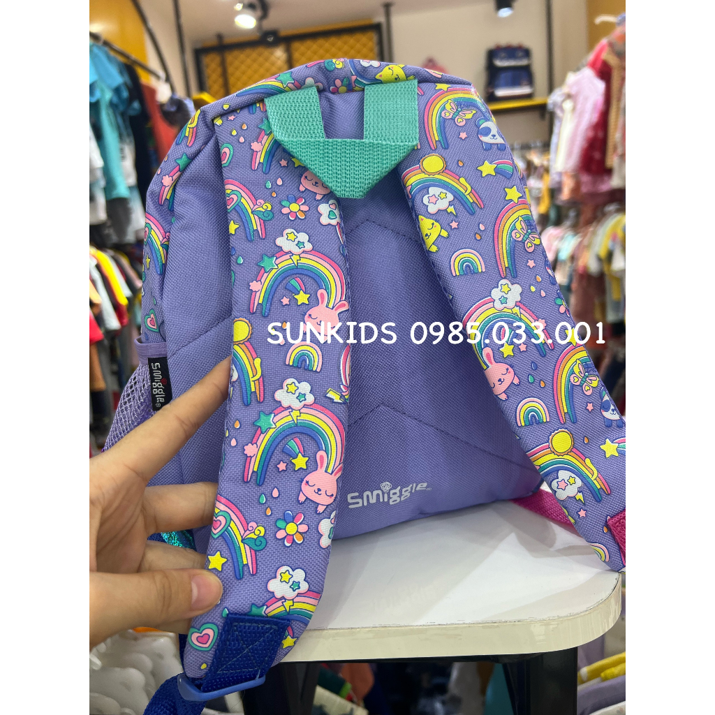 Ba lô mầm non bé trai bé gái đi học Smi.ggle xuất xịn