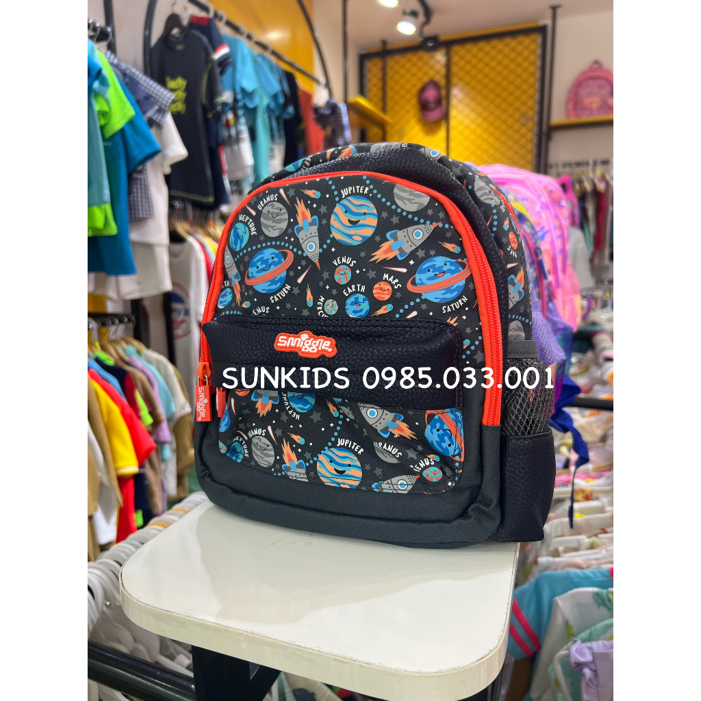 Ba lô mầm non bé trai bé gái đi học Smi.ggle xuất xịn