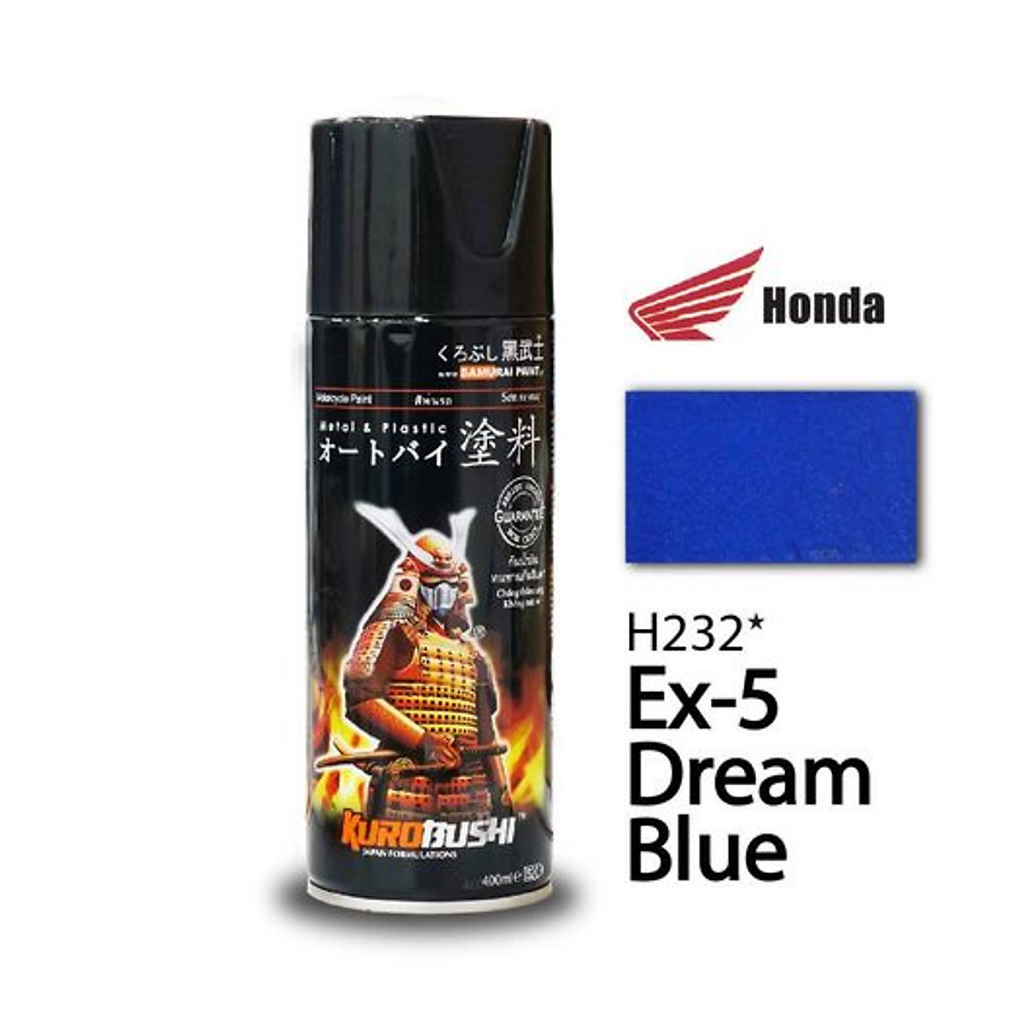 Sơn Xịt H232* - Sơn Xịt Samurai H232* Màu Xanh Dream EX5 (EX5 Dream Blue)