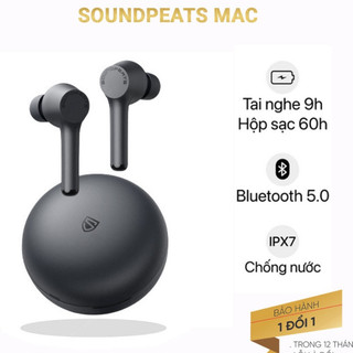 Tai nghe soundpeats mac pin 9h bluetooth 5.0 true wireless