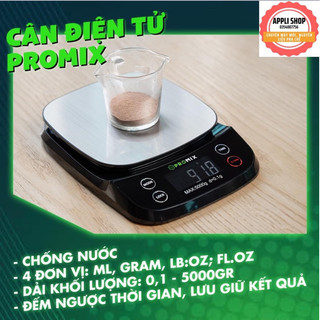 Cân điện tử promix chính hãng chống nước - bảo hành 12 tháng