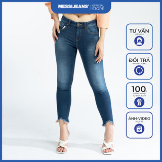 Quần jeans lửng nữ ống ôm MESSIJEANS SJW-768-45