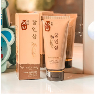 Sữa rửa mặt sâm đỏ 36 vị đông y 80ml chính hãng