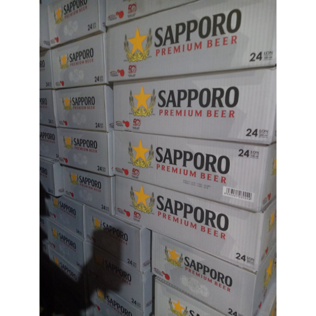 Bia Sapporo 330ml x 24 lon