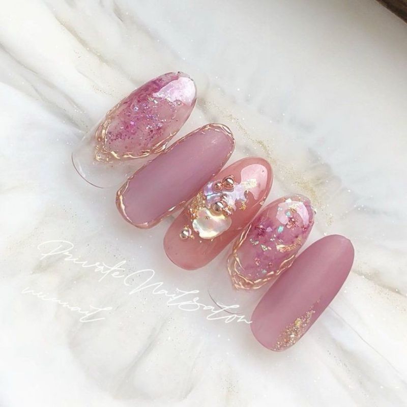 Móng giả_nail box móng thiết kế xinh xắn