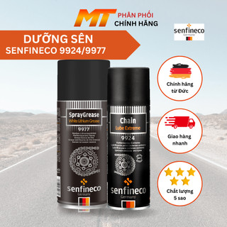 Dưỡng sên mỡ bò xanh/ trắng senfineco 9977/9924 - bôi trơn, không văng chịu nhiệt cao, bảo vệ sên xích