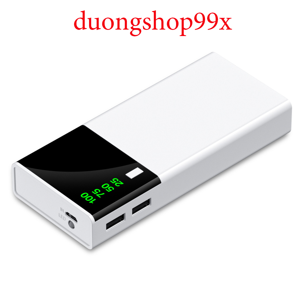 PIN SẠC DỰ PHÒNG MẶT ĐEN CAO CẤP 30000MAH DUNG LƯỢNG KHỦNG-duongshop9x4cs