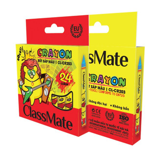 Bút Sáp ClassMate 24 Màu Crayon CL-CR203
