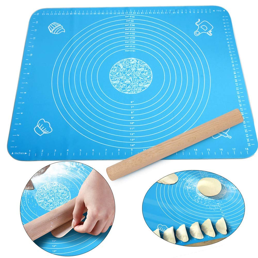 Thớt/ Thảm Silicon Làm Bánh, Lăn Bột Tấm lót nhào bột Silicon CAKESHOP
