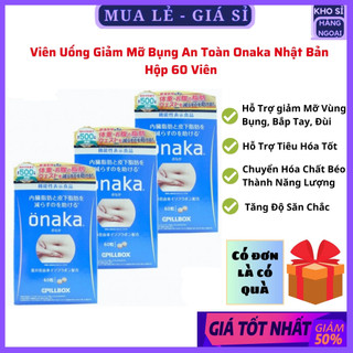 Viên giảm mỡ bụng Onaka Pillbox Nhật Bản đào thải mỡ bụng mỡ cơ thể hiệu quả. khosihangngoai