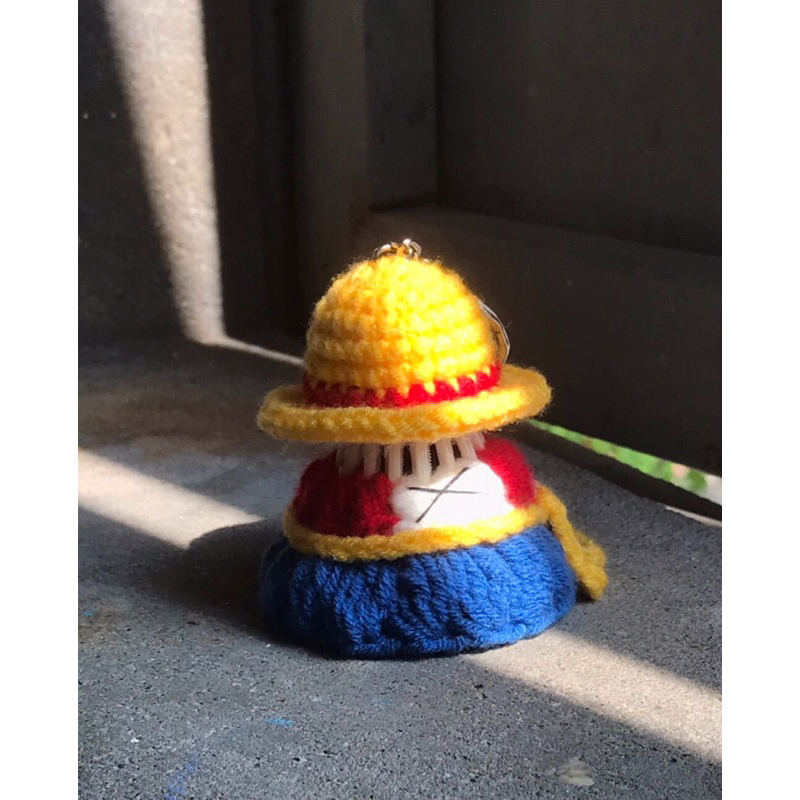 Móc khoá cầu lông len