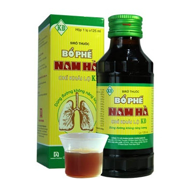SIRO HO BỔ PHẾ NAM HÀ KHÔNG ĐƯỜNG CHAI 125ML
