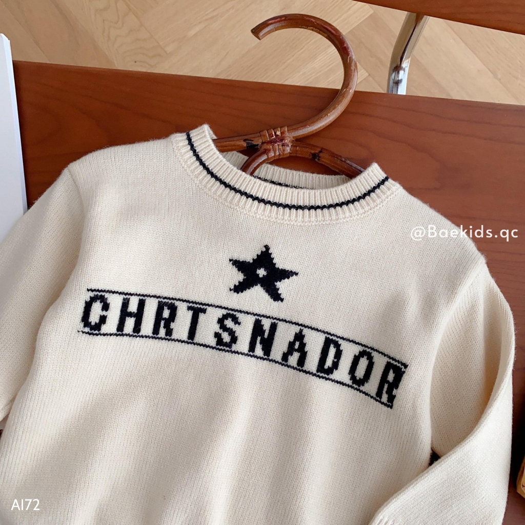 Áo len cho bé trai bé gái trẻ em BAE KIDS 11kg đến 34kg