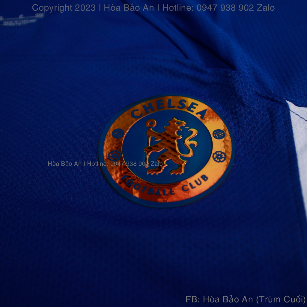 Bộ Quần Áo Bóng Đá CLB Chelsea 2023/24 Sân Nhà màu Xanh Vải Thái Cao Cấp Chuẩn Thi Đấu - Áo Chelsea 2023