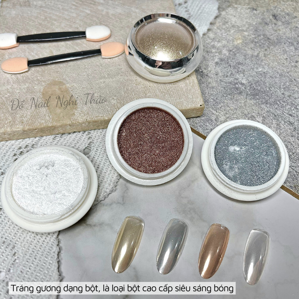 Tráng gương trắng ánh bạc NGHI THẢO