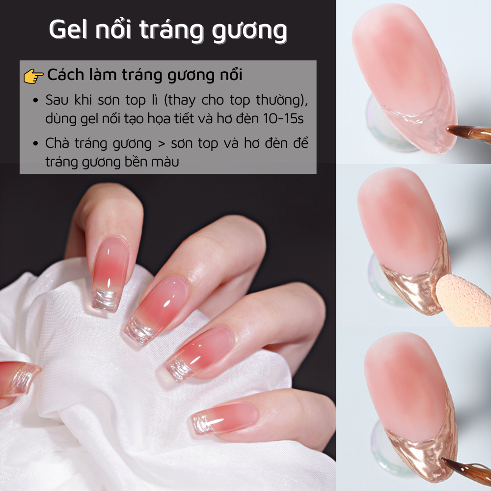 Tráng gương trắng ánh bạc NGHI THẢO