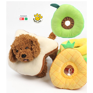 Loa Chống Liếm Bánh Mỳ Sandwich, Quả Bơ Cho Thú Cưng, Gối Chống Liếm Cho Chó Mèo hình hoa quả Kute Đáng Yêu