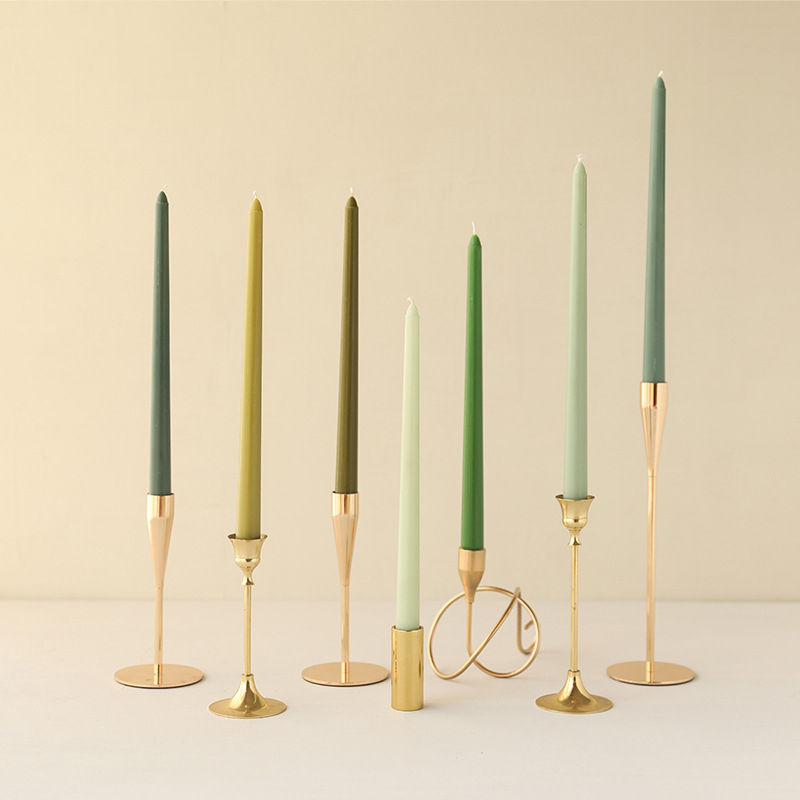 Set nến que sắc màu nến taper trang trí phong cách Hàn Quốc nhẹ nhàng pastel cao 30cm