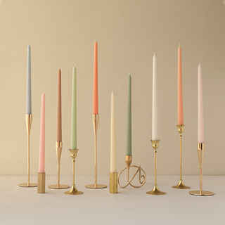 Set nến que sắc màu nến taper trang trí phong cách Hàn Quốc nhẹ nhàng pastel cao 30cm