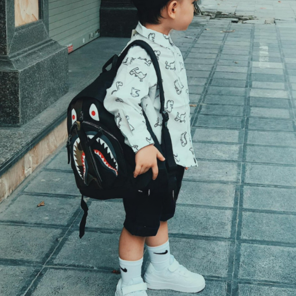 Balo trẻ em họa tiết zanzi cho bé trai bé gái mẫu giáo mầm non đi học đi chơi - ỦN ỈN KIDS