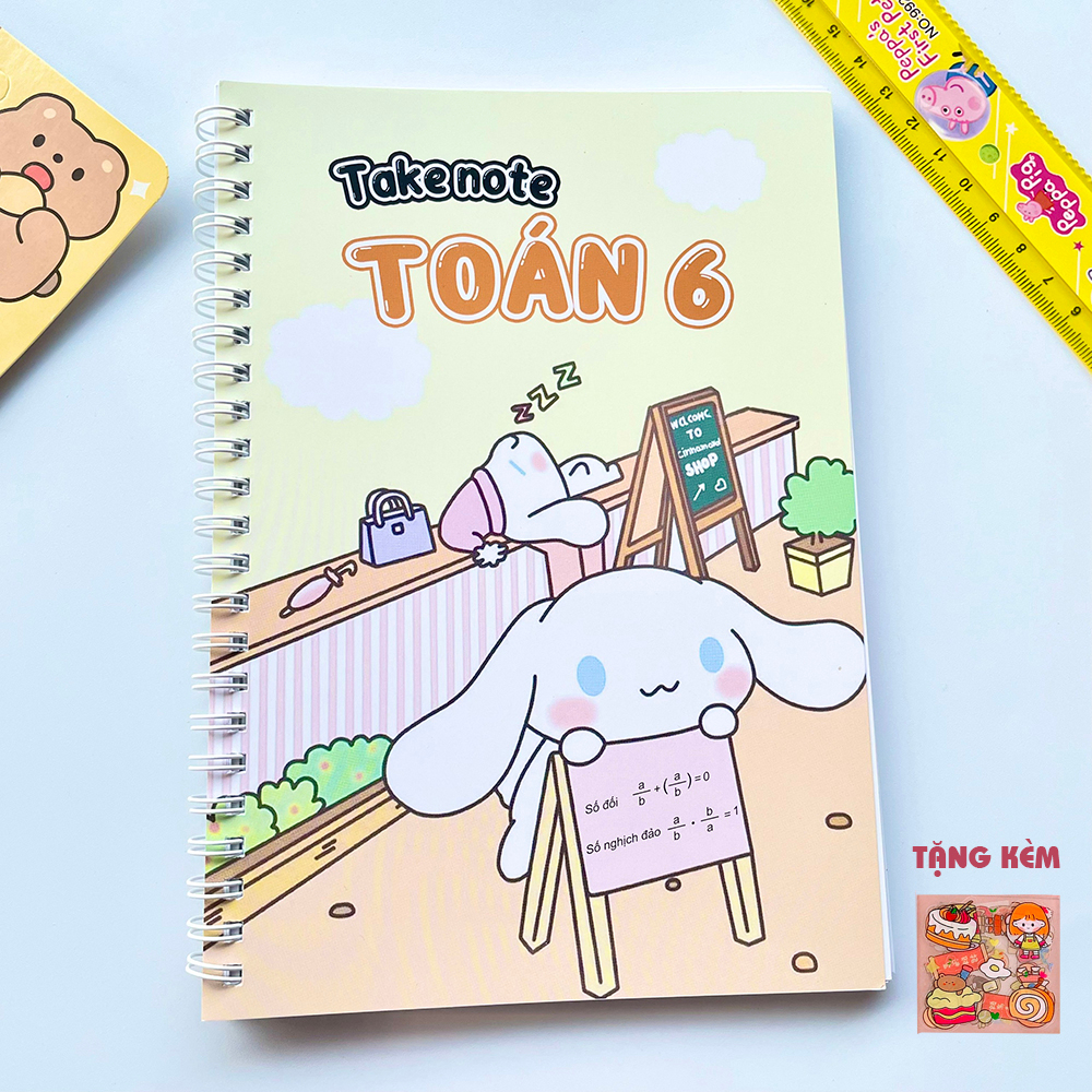 Sổ Tay Takenote Toán 6 Tổng Hợp Kiến Thức Thế Hệ Mới