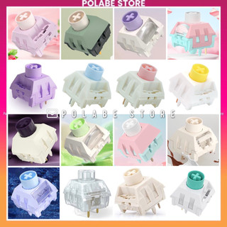 KAILH BOX Cream Blueberry Strawberry linear switch Công tắc bàn phím cơ Kailh Fried Egg Marshmallow - Polabe Store