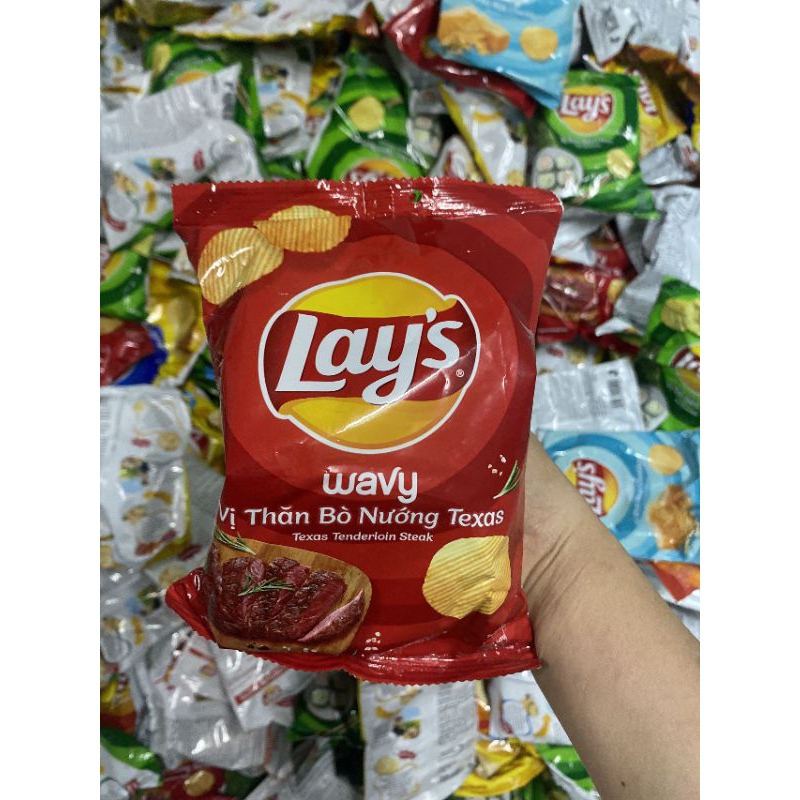 500gr bim bim khoai tây Lays vị thăn bò nướng