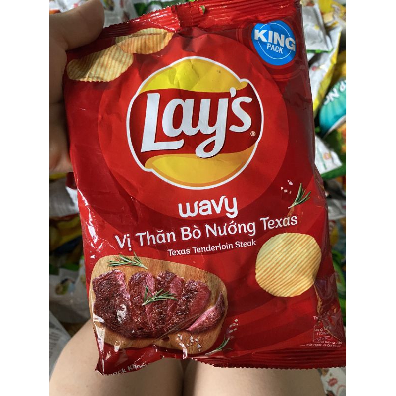 500gr bim bim khoai tây Lays vị thăn bò nướng