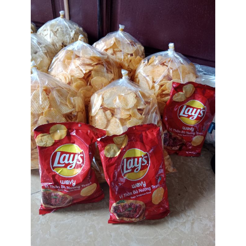 500gr bim bim khoai tây Lays vị thăn bò nướng