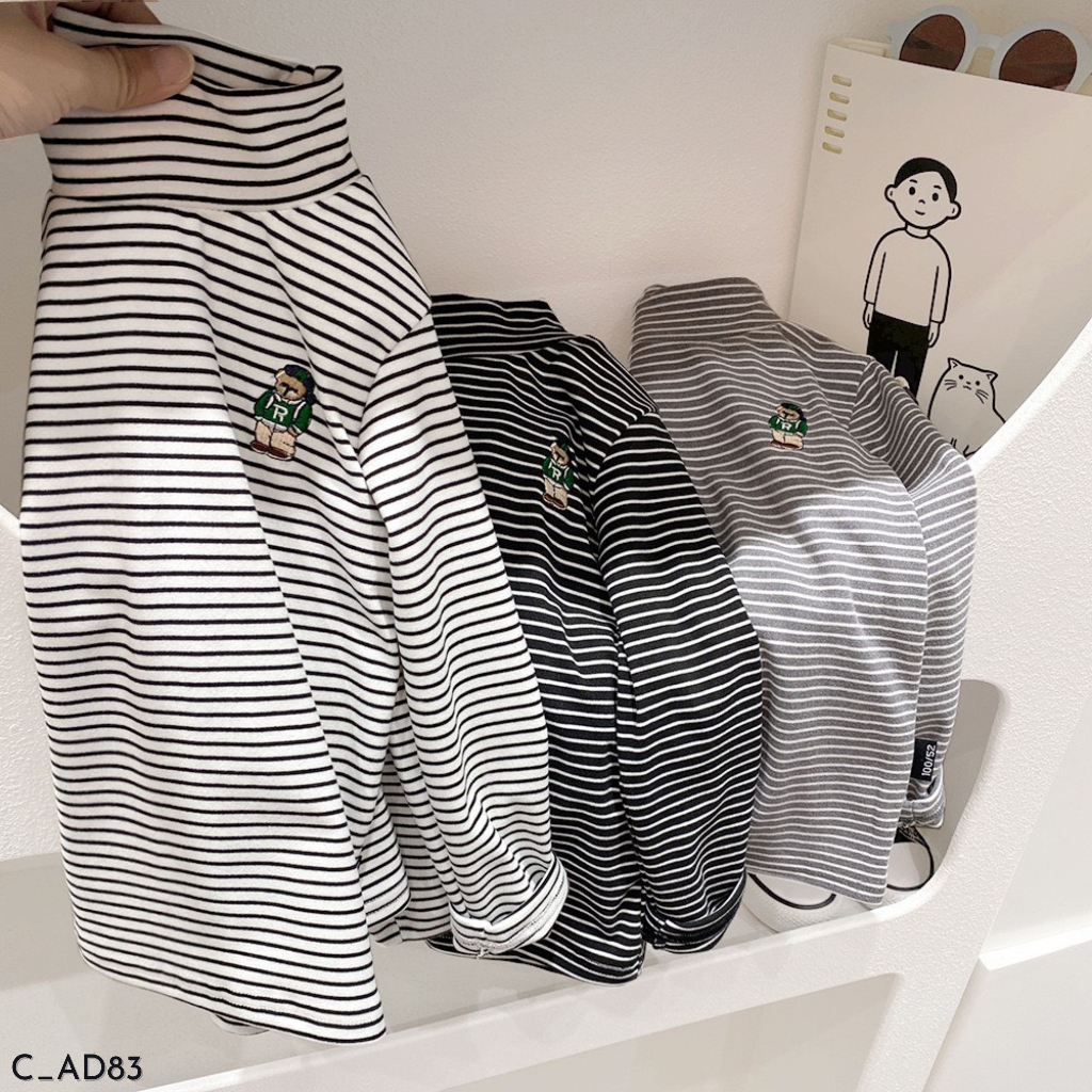 Áo giữ nhiệt cho bé trai , áo dài tay thu đông cho bé EMBES KIDS 14kg - 31kg