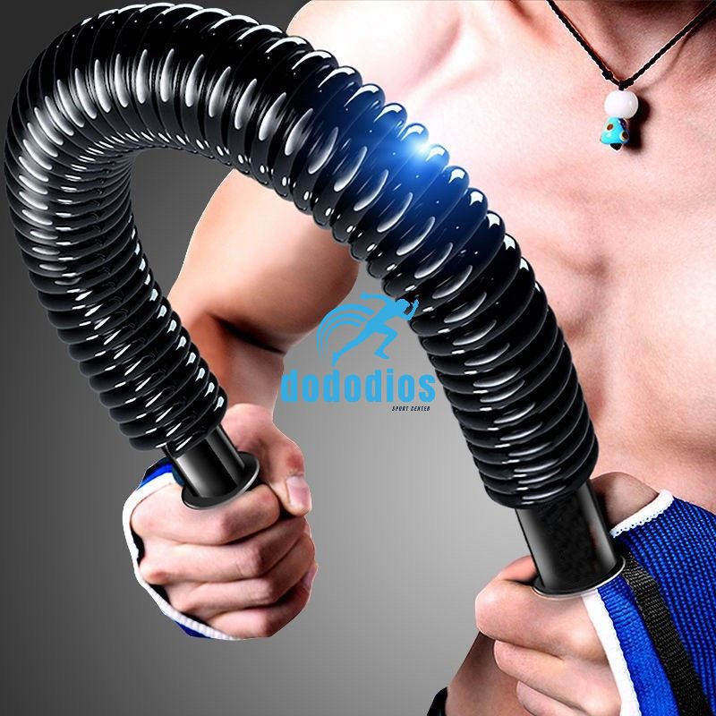 Combo gậy bẻ lò xo tập cơ tay gym TẶNG 1 DÂY NHẢY LÕI THÉP - gậy lò xo 20kg - Hãng dododios