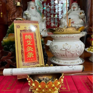 (Hộp 10 cây) Nhang phong thuỷ xông giải vía. Nhang ngãi cứu đuổi muỗi