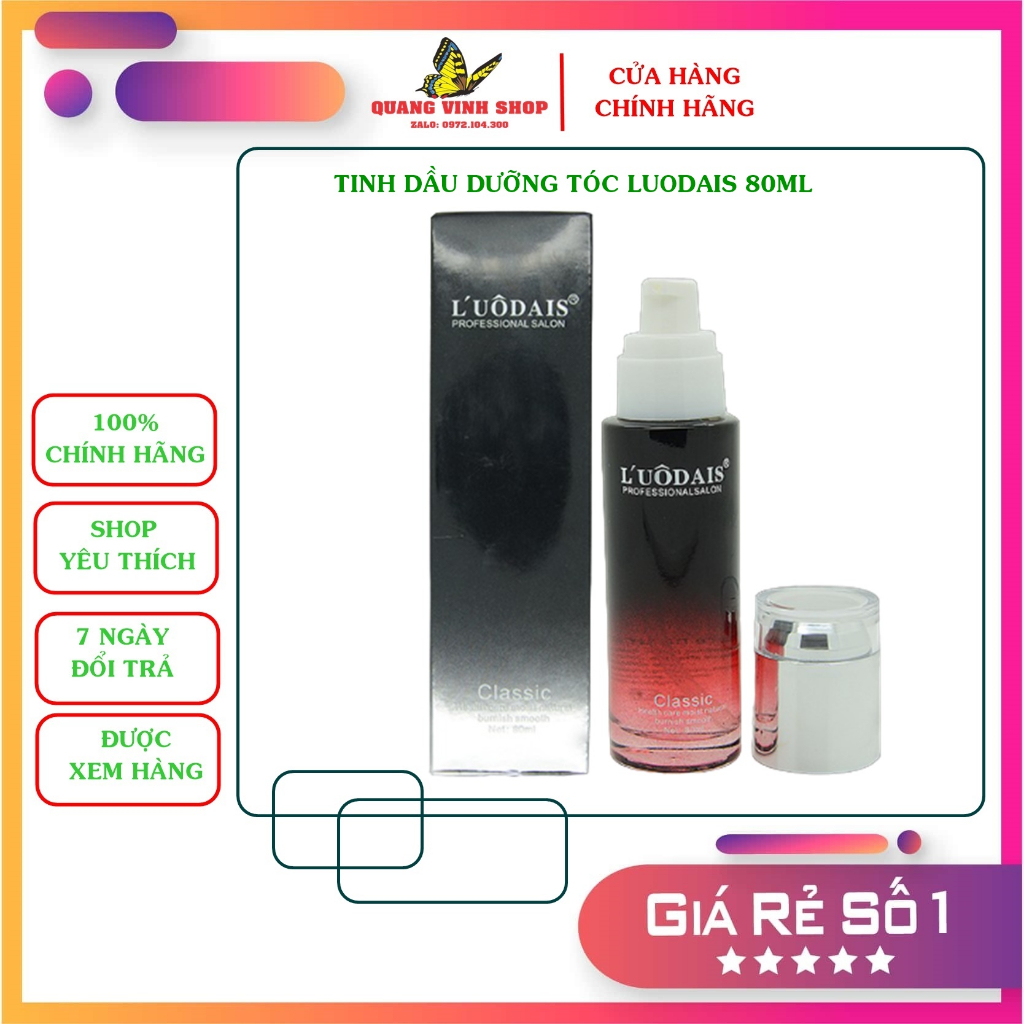 Tinh dầu dưỡng tóc luodais classic 80ml