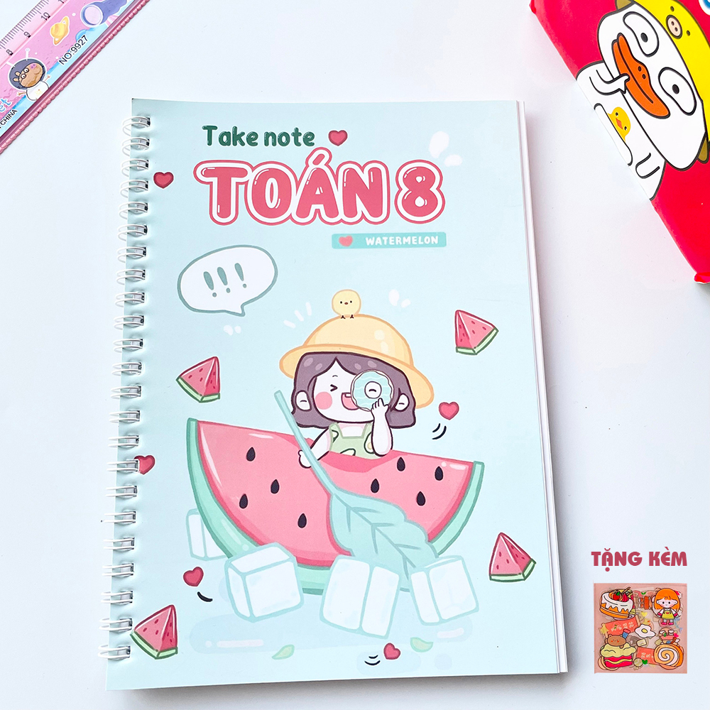 Sổ Tay Takenote Toán Lớp 8 Tổng Hợp Kiến Thức Thế Hệ Mới