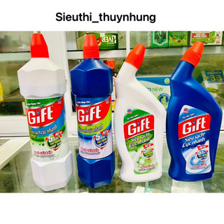 Nước tẩy bồn cầu Gift sạch vi khuẩn chai 600ml - 900ml