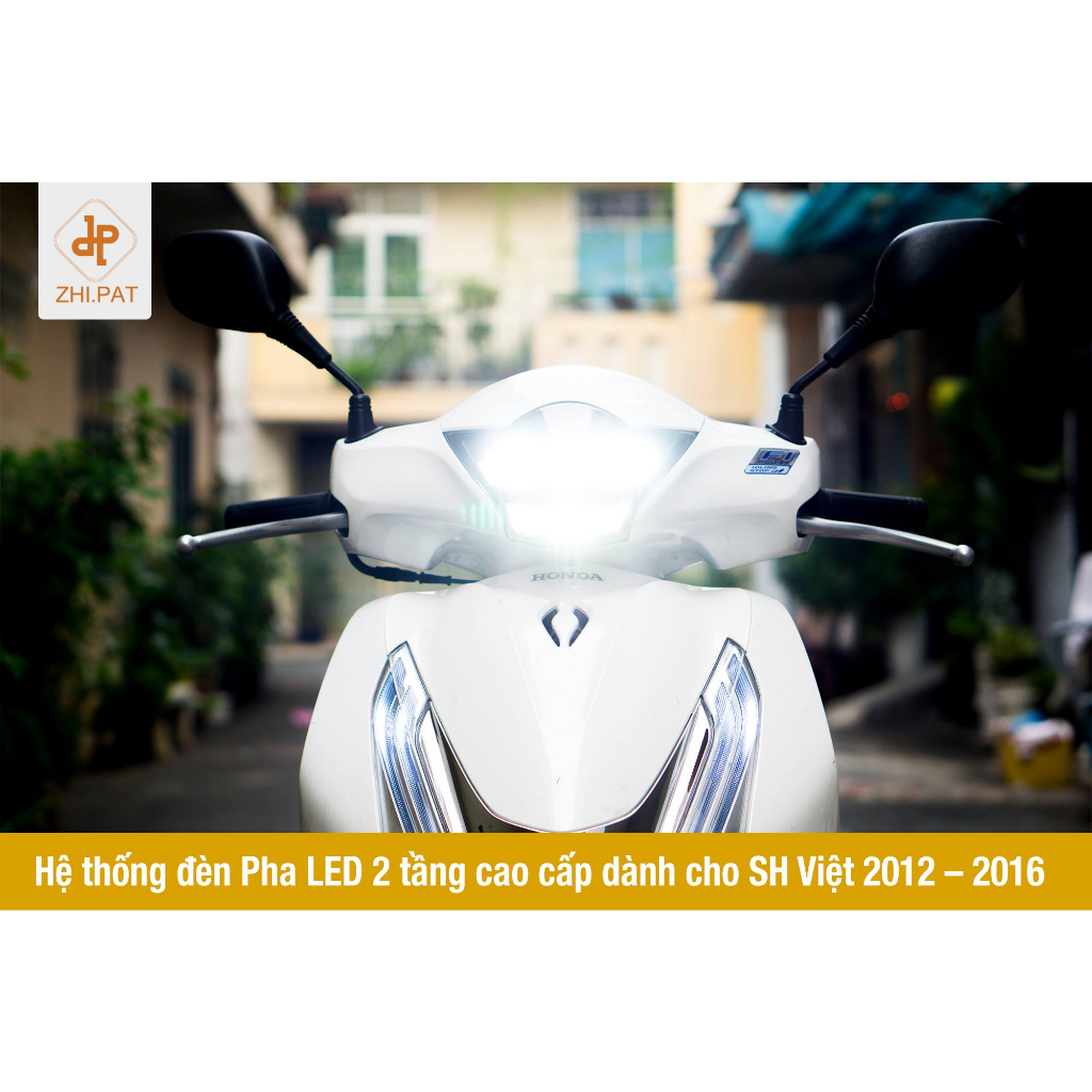 Đèn pha led 2 tầng SHVN Sh 125 150 2012 2013 2014 2015 sh150 sh125 honda sh125i sh150i seido