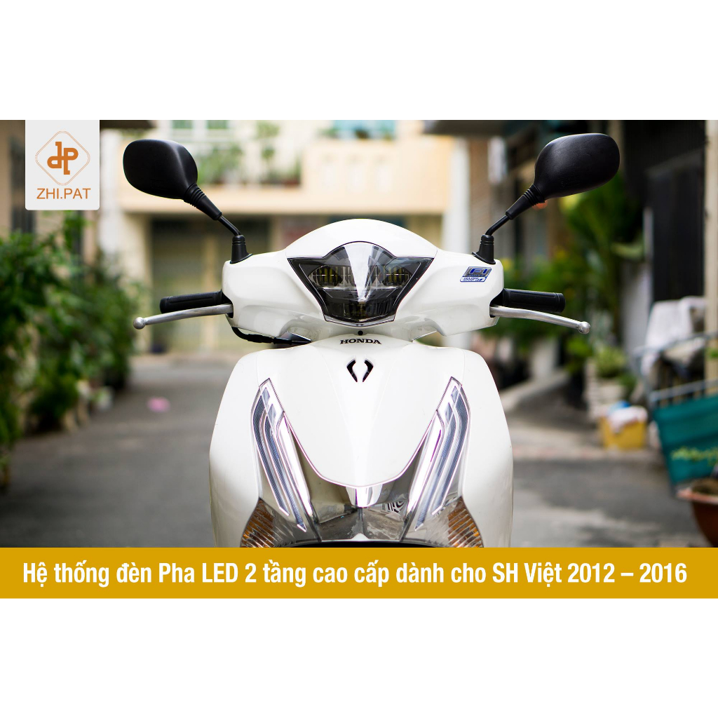 Đèn pha led 2 tầng SHVN Sh 125 150 2012 2013 2014 2015 sh150 sh125 honda sh125i sh150i seido