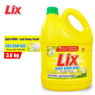 Nước rửa chén Siêu Đậm đặc LIX 3,6kg