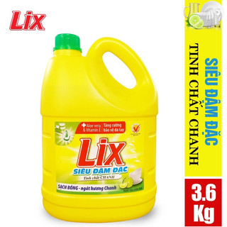 Nước rửa chén Siêu Đậm đặc LIX 3,6kg