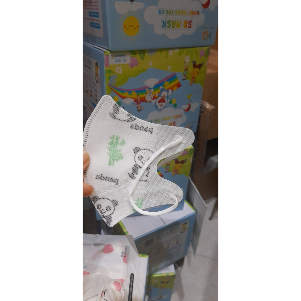 Sét 100 chiếc khẩu trang 5d trẻ em
