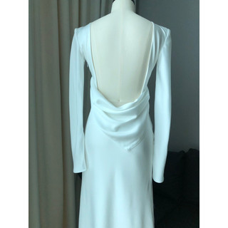 FETISH - Đầm Lụa Đổ Lưng Emma Dress Dáng Dài