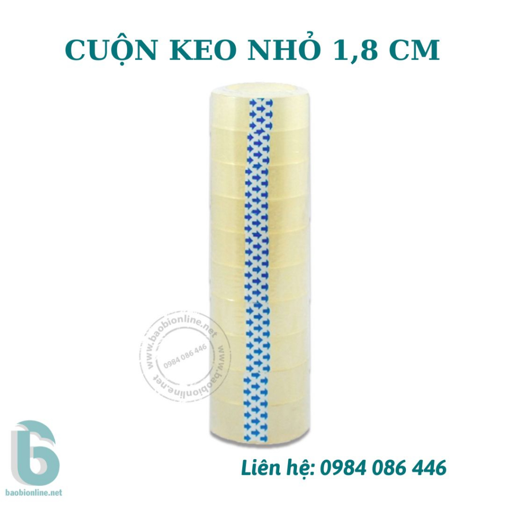 BĂNG KEO VĂN PHÒNG LOẠI NHỎ  GIÁ RẺ - BĂNG DÍNH, BĂNG DÍNH TRONG SUỐT - BAOBIONLINE
