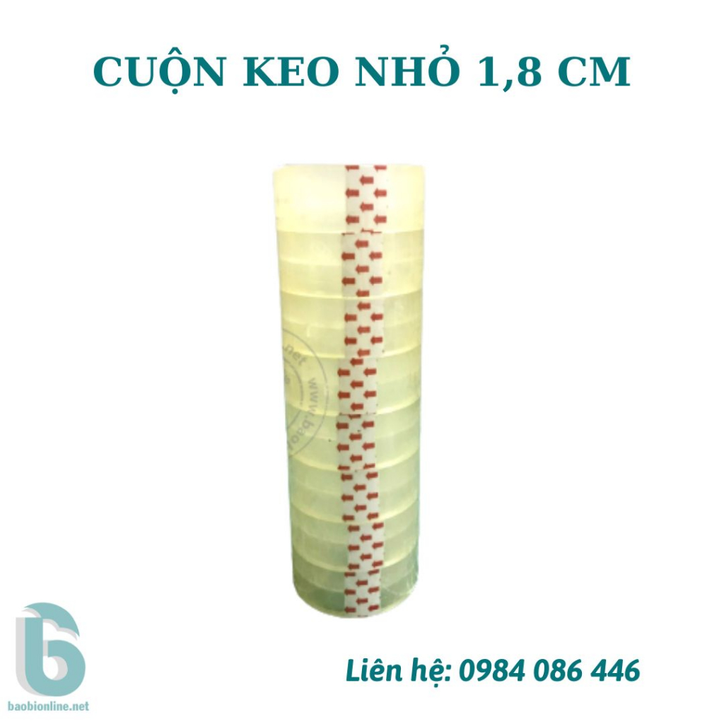 BĂNG KEO VĂN PHÒNG LOẠI NHỎ  GIÁ RẺ - BĂNG DÍNH, BĂNG DÍNH TRONG SUỐT - BAOBIONLINE