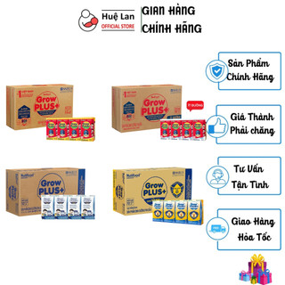 SỮA NƯỚC NUTIFOOD GROW PLUS+ ĐỎ CÓ ĐƯỜNG/ ÍT ĐƯỜNG / GROW PLUS+ 2+ KHÔNG ĐƯỜNG / SỮA NON 24H 1+ - THÙNG 48 HỘP x 110ML