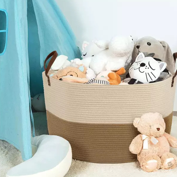 Giỏ Đan Cotton Homeart Eino Có Tay Cầm