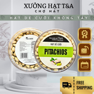 (HÔP MECA) 500Gr Hạt Dẻ Cười Mỹ Không Tẩy hạt dinh dưỡng giòn - Chợ Hạt T&A