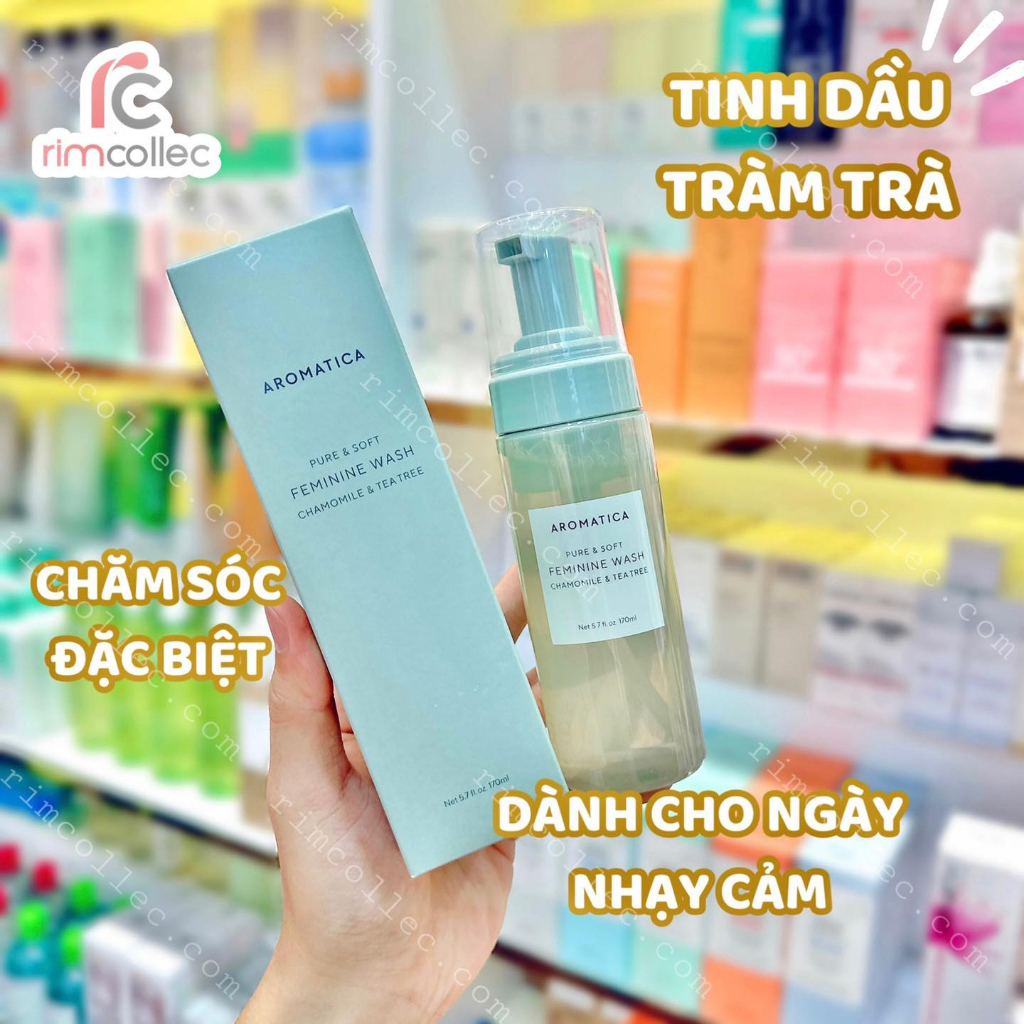 Dung Dịch Vệ Sinh Aromatica Balancing Pure & Soft Feminine Wash 170ml