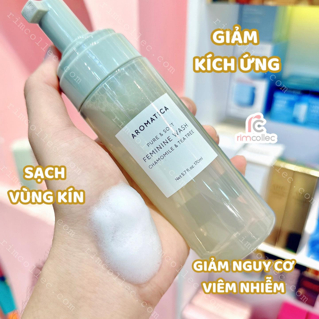 Dung Dịch Vệ Sinh Aromatica Balancing Pure & Soft Feminine Wash 170ml