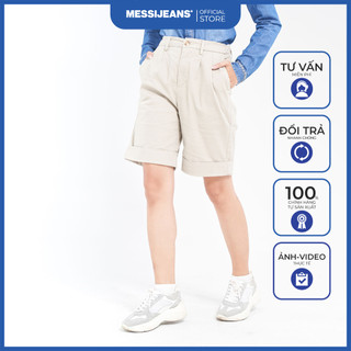 Quần short nữ kaki ngang gối MESSIJEANS WKF0132-21