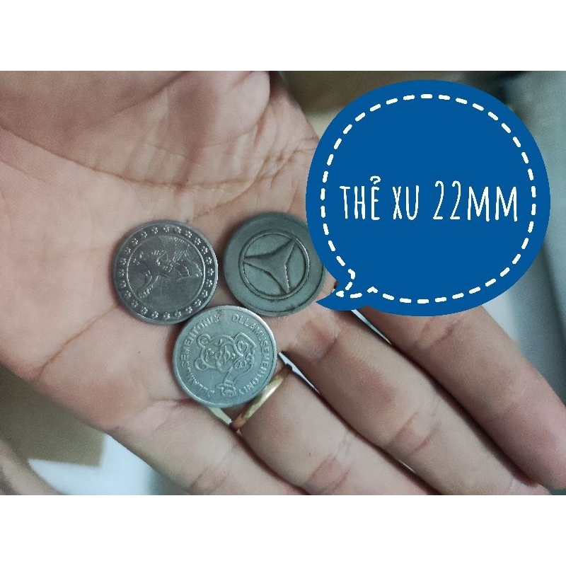 Xu thẻ game 22mm combo 100thẻ đã sử dụng còn mới 95%